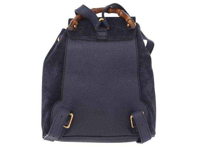Gucci Vintage Bamboo Suede Small - vista 2
