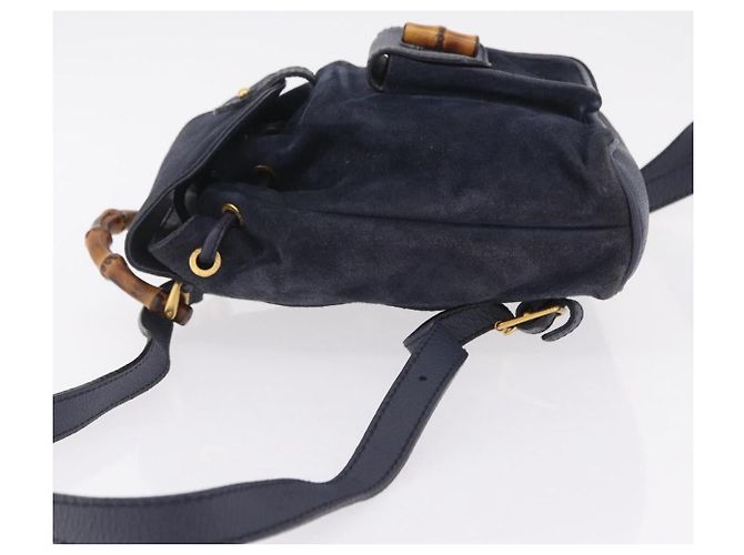 Gucci Vintage Bamboo Suede Small - vista 3