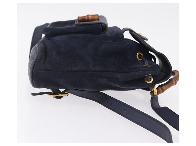 Gucci Vintage Bamboo Suede Small - vista 4