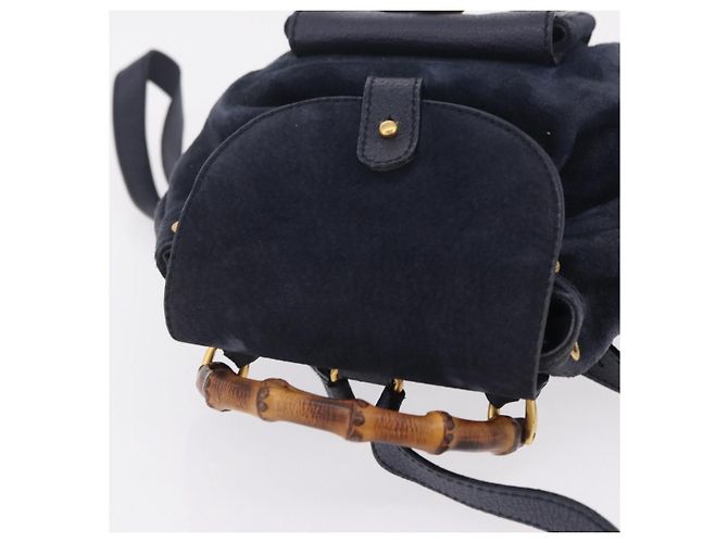 Gucci Vintage Bamboo Suede Small - vista 7