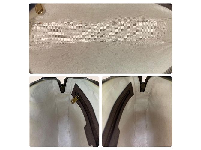 Gucci Ophidia Borsa Camera GG Supreme Canvas Marrone - vista 8