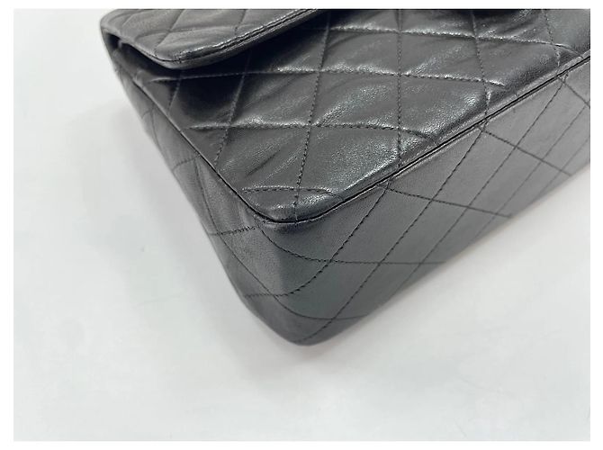 Chanel Classic Timeless Double Flap Quilted Lambskin Medium - vista 7