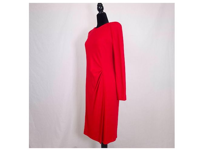 Fendi Vintage Rotes Wollkleid - Ansicht 4