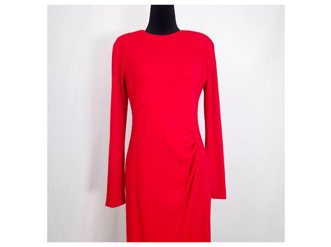 Fendi Vintage Rotes Wollkleid - Ansicht 5