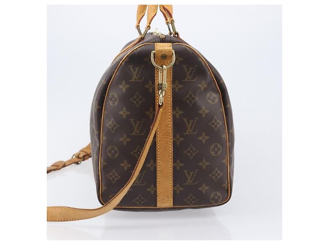Louis Vuitton Keepall Bandouliere Macassar Monogram Canvas 45 - vista 3