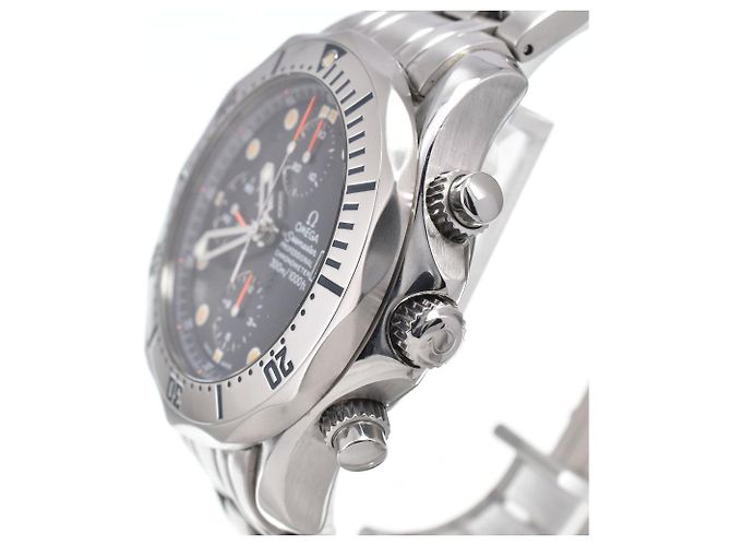 Omega Seamaster Diver 300M Chronometer Chronograph Automatic Stainless Steel 41 - vista 3