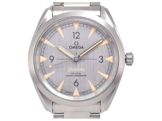 Omega Seamaster Railmaster Co-Axial Chronometer Automatic Stainless Steel and Fabric 40 - vista 4