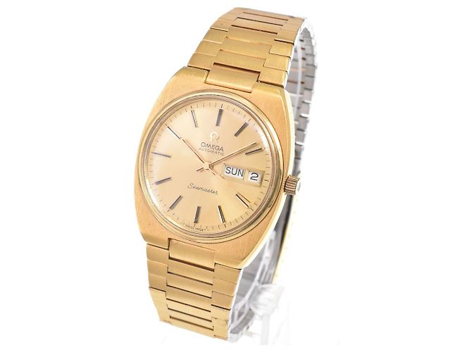 Omega Seamaster Automatic Gold Plated 35 - vista 2