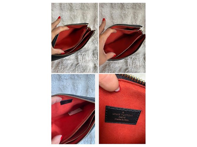Louis Vuitton Coussin BB Borsa a Mano Pelle Nera Monogram Empreinte - vista 6