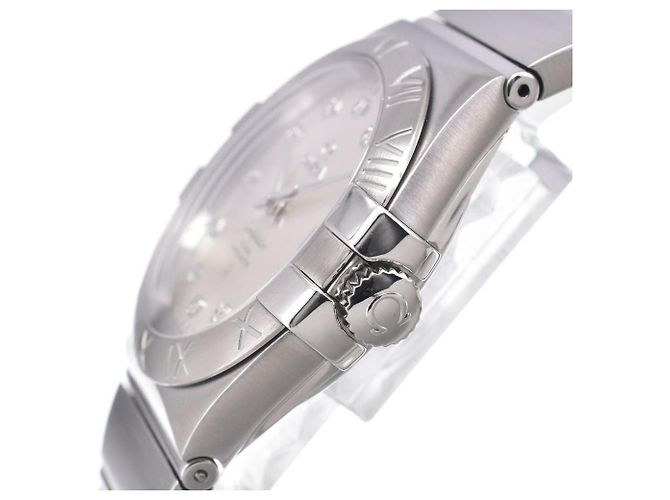 Omega Constellation Co-Axial Chronometer Automatic Stainless Steel with Diamond Markers 35 - vista 3