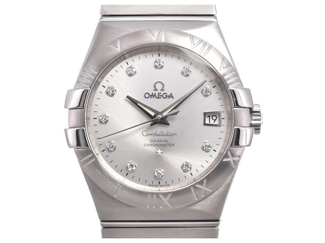 Omega Constellation Co-Axial Chronometer Automatic Stainless Steel with Diamond Markers 35 - vista 4