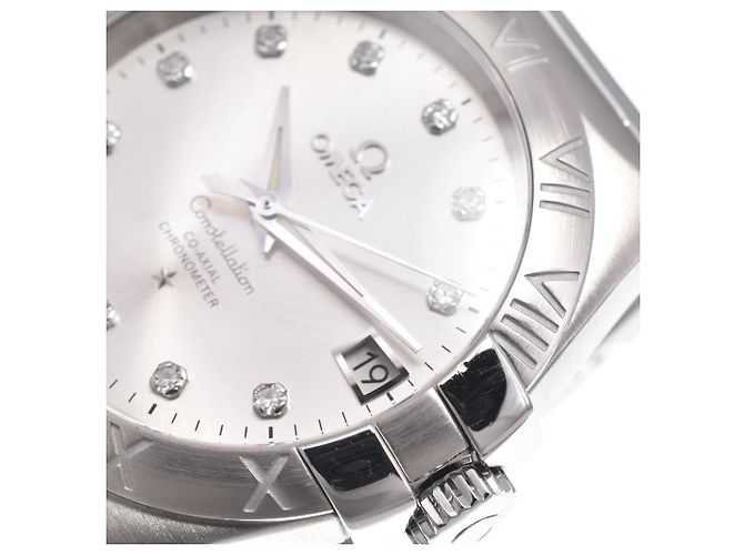 Omega Constellation Co-Axial Chronometer Automatic Stainless Steel with Diamond Markers 35 - vista 6