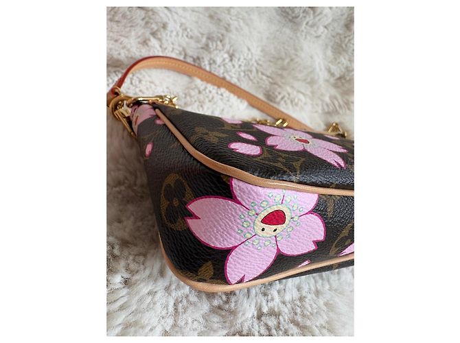 Louis Vuitton x Takashi Murakami Pochette Accessoire Cherry Blossom - vista 5