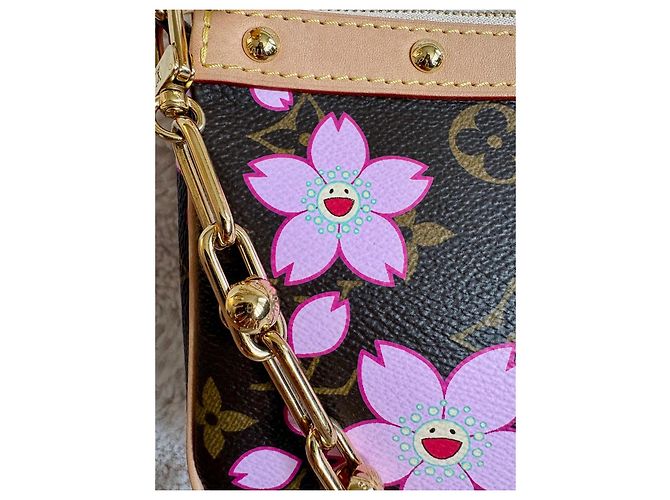 Louis Vuitton x Takashi Murakami Pochette Accessoire Cherry Blossom - vista 8