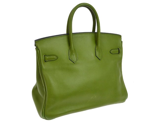 Hermès Hermes Birkin Green Swift con Palladium Hardware 25 - vista 2