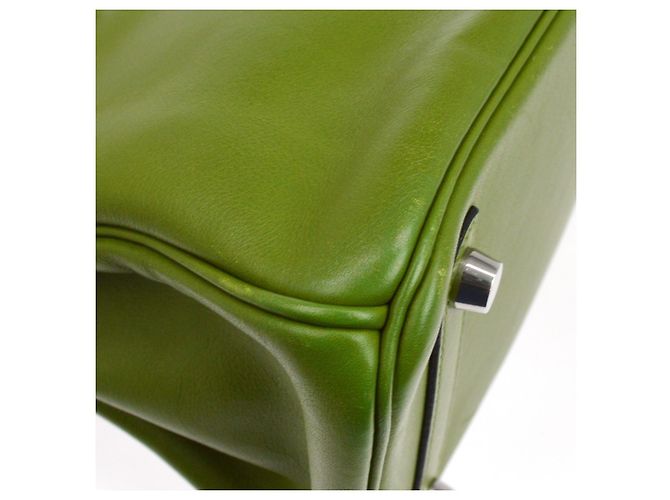Hermès Hermes Birkin Green Swift con Palladium Hardware 25 - vista 4