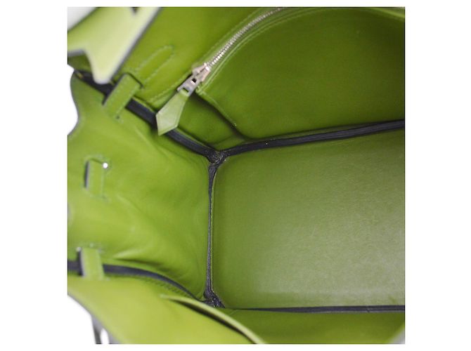 Hermès Hermes Birkin Green Swift con Palladium Hardware 25 - vista 6