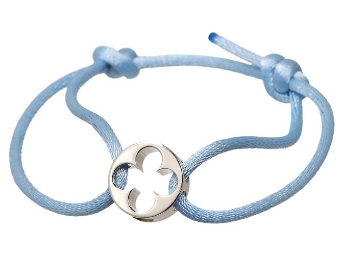 Bracciale con charm Lien Empreinte Louis Vuitton in oro bianco 18K - vista 2