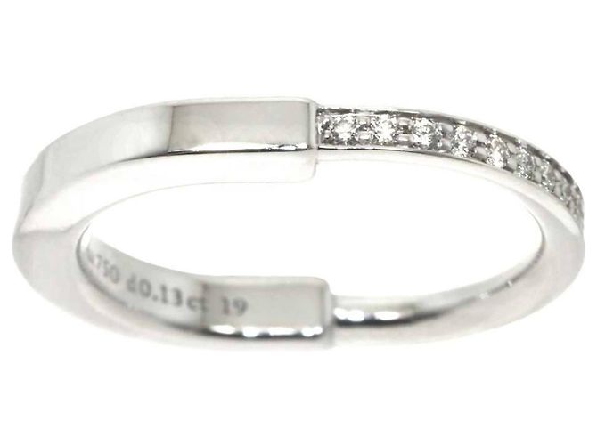 Autre Marque Anello Tiffany & Co. Lock in oro bianco 18K - vista 2
