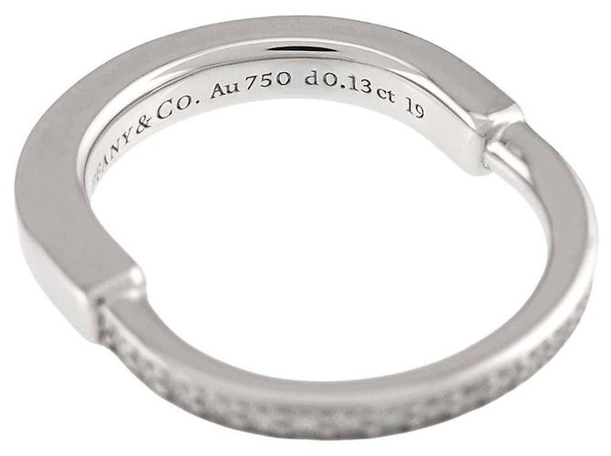 Autre Marque Anello Tiffany & Co. Lock in oro bianco 18K - vista 4