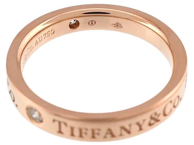 Autre Marque Tiffany & Co. Ring aus 18K Roségold mit Diamanten - Ansicht 4