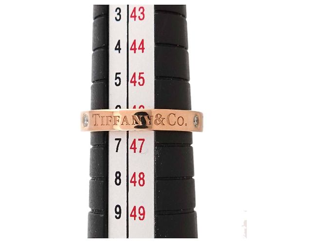 Autre Marque Tiffany & Co. Ring aus 18K Roségold mit Diamanten - Ansicht 6