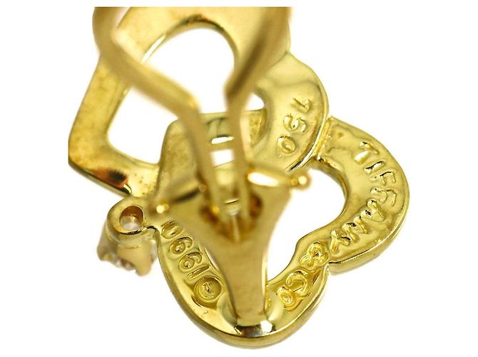Autre Marque Orecchini a clip cuore con diamante Tiffany & Co. - vista 4