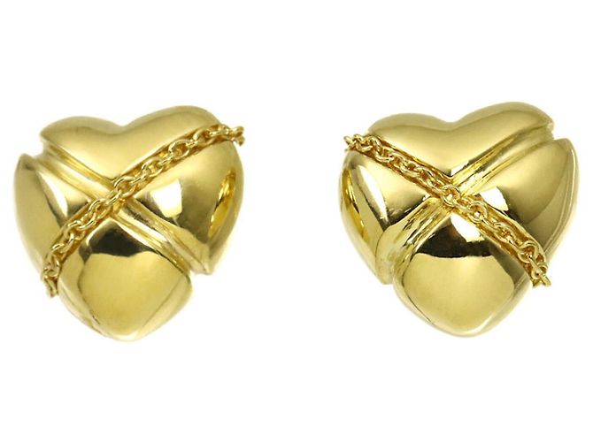 Autre Marque Orecchini Tiffany & Co. Chain Cross Heart - vista 2