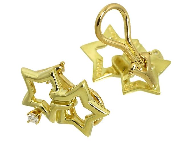 Autre Marque Orecchini a clip Double Star con diamanti Tiffany & Co. - vista 3