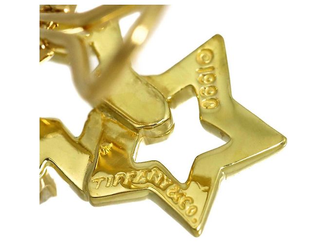 Autre Marque Orecchini a clip Double Star con diamanti Tiffany & Co. - vista 4