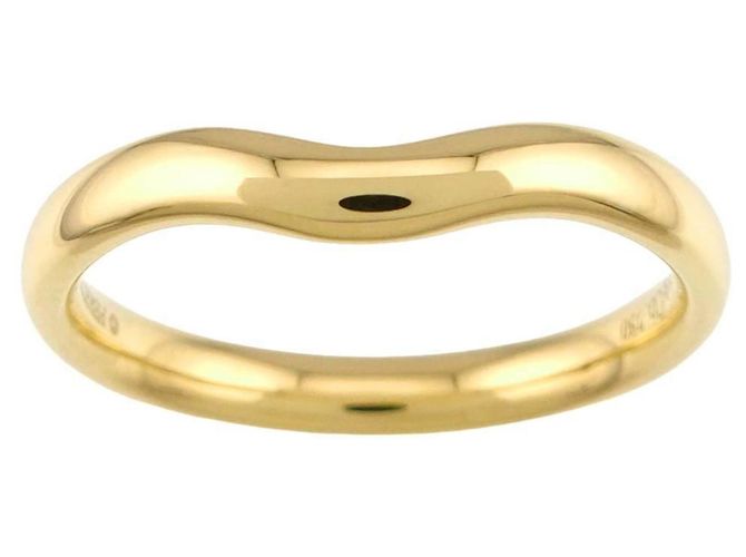 Autre Marque Anello fede curva Tiffany & Co. in oro giallo 18K - vista 2