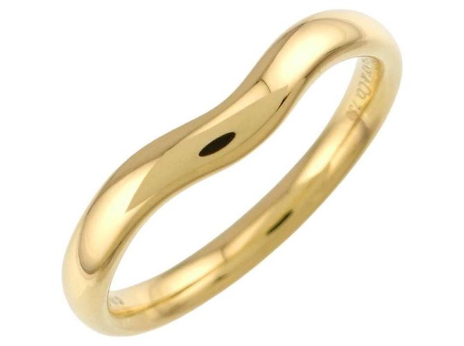 Autre Marque Anello fede curva Tiffany & Co. in oro giallo 18K - vista 5