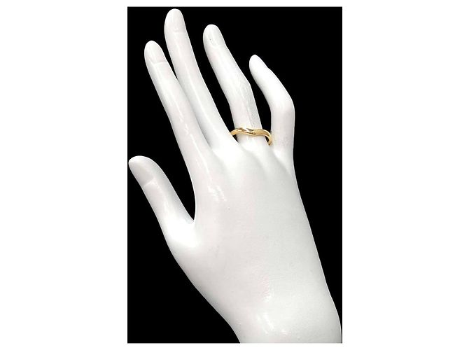 Autre Marque Anello fede curva Tiffany & Co. in oro giallo 18K - vista 7