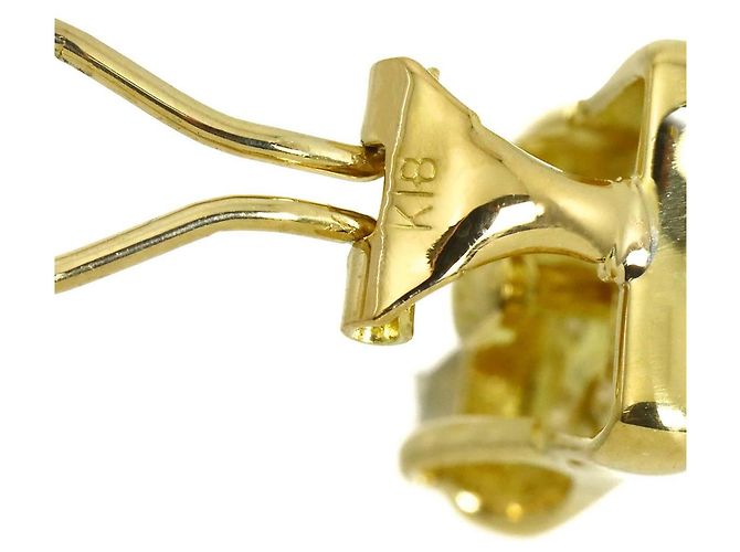 Céline Orecchini a clip Celine in oro giallo 18K con diamanti - vista 5