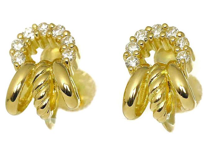 Céline Orecchini Celine 0.14ct Diamanti in Oro Giallo 18K - vista 2