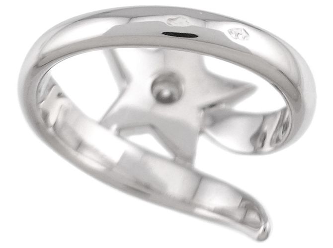 Anello Chanel Comet #50 in Oro Bianco 18K e Diamanti - vista 5