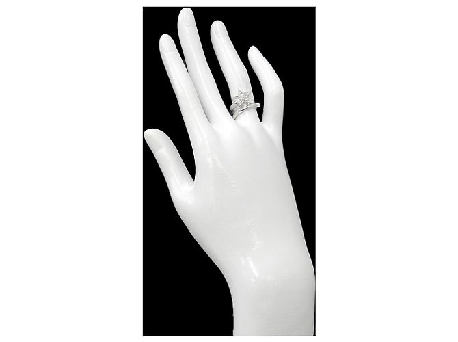 Anello Chanel Comet #50 in Oro Bianco 18K e Diamanti - vista 8