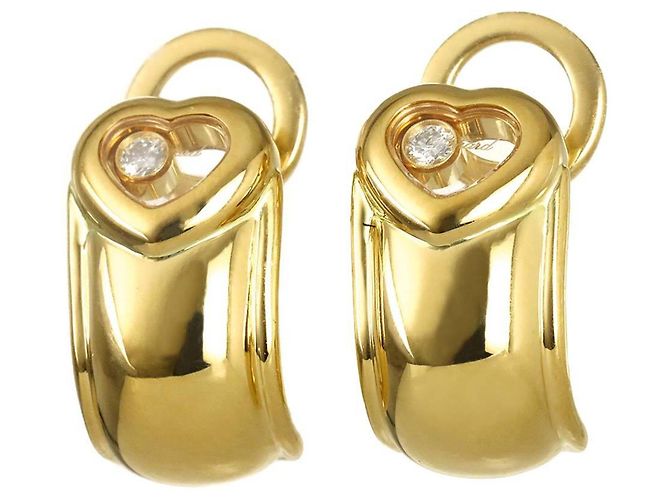 Orecchini a clip Chopard Happy Heart Diamond - vista 2