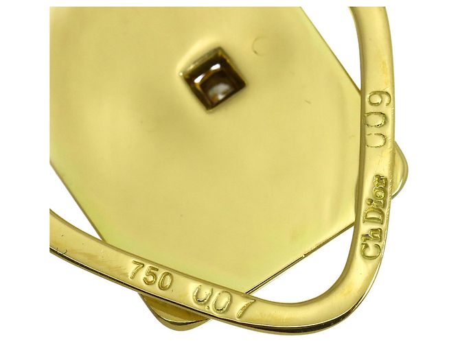 Pendente Christian Dior in Oro Giallo 18K con Diamante 0.07ct - vista 4