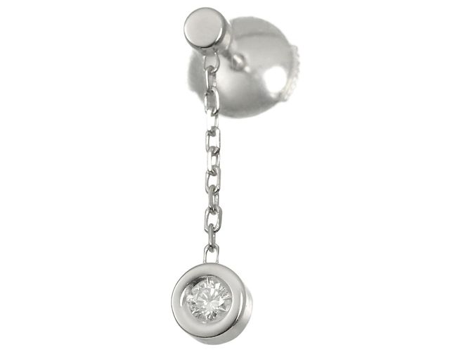 Orecchini a goccia Gucci in oro bianco 18K - vista 2