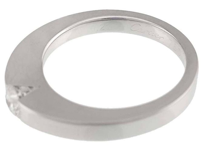 Cartier Ehering aus 18K Weißgold mit Diamanten - Ansicht 3