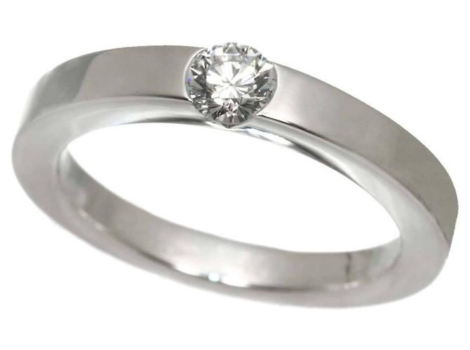 Cartier Ehering aus 18K Weißgold mit Diamanten - Ansicht 6