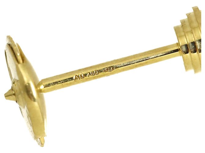 Orecchini Cartier Damour in diamanti e oro giallo 18K - vista 5