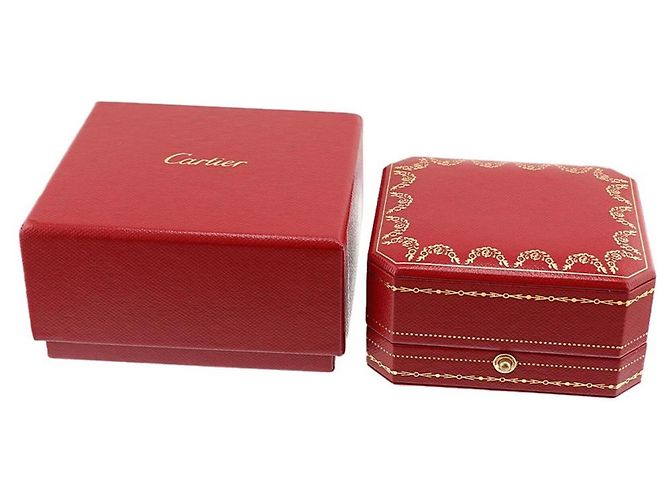 Orecchini Cartier Damour in diamanti e oro giallo 18K - vista 9