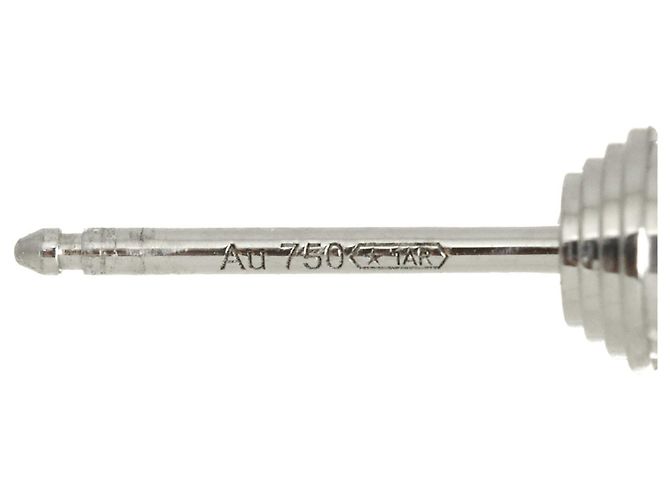 Orecchini Cartier Damour Small in diamanti e oro bianco 18K - vista 5