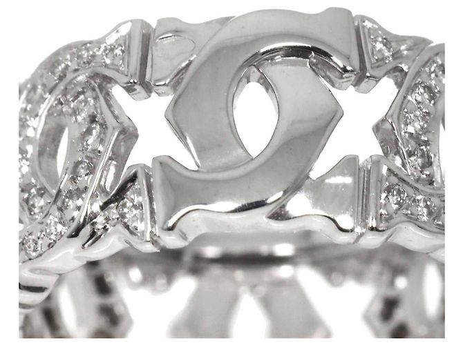 Cartier Entrelacés Diamantring aus 18K Weißgold - Ansicht 5