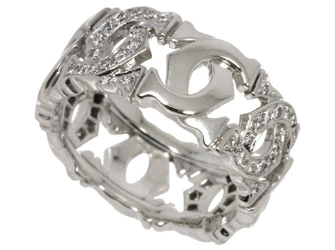 Cartier Entrelacés Diamantring aus 18K Weißgold - Ansicht 6