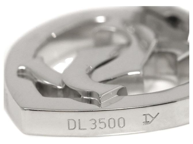 Pendente Cartier 2C Cuore in oro bianco 18K - vista 5