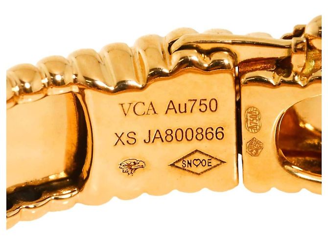 Bracciale rigido Van Cleef & Arpels Perlee Signature - vista 4