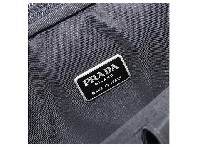 Prada Porte-documents Tessuto et cuir Saffiano Large - vue 6